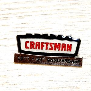 Craftsman Tools 1977 50th Anniversary Lapel Pin
